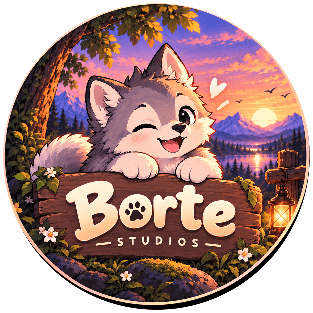 Borte Studios Mascot Emblem